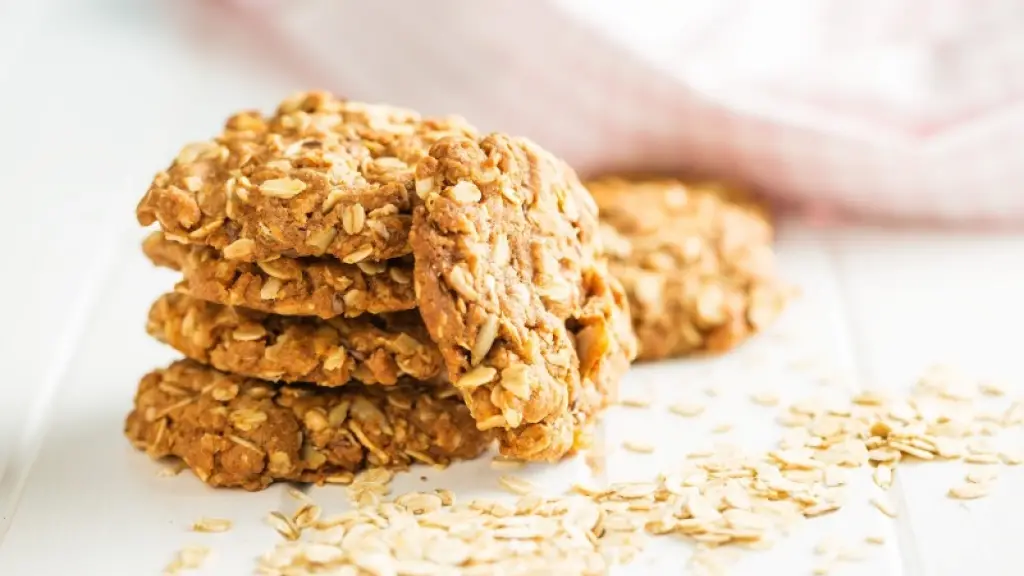 Homemade oatmeal cookies.